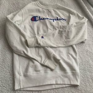 white champion crew neck